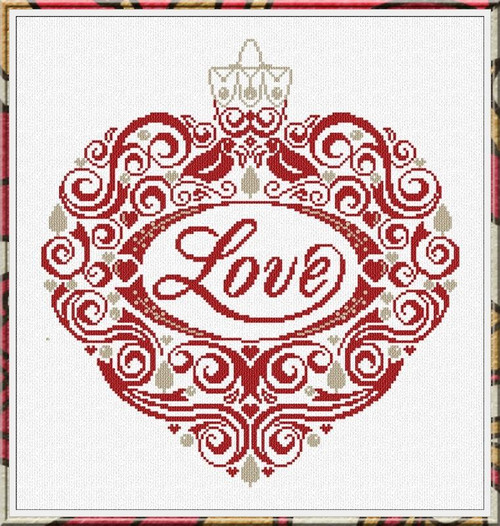 Love Ornament / Alessandra Adelaide Needleworks