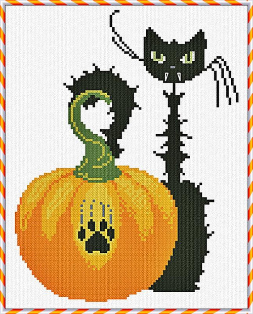 Halloween Meow / Alessandra Adelaide Needleworks
