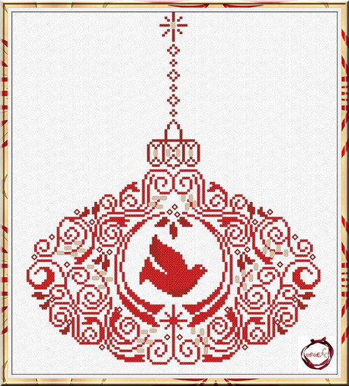 Dove Ornament / Alessandra Adelaide Needleworks