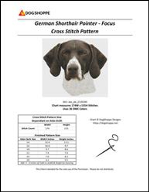 German Shorthair Pointer - Focus / Dogshoppe Designs