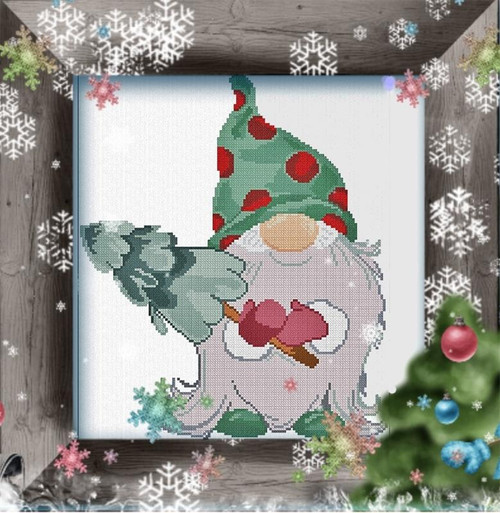 Gnome And A Tree / Alessandra Adelaide Needleworks