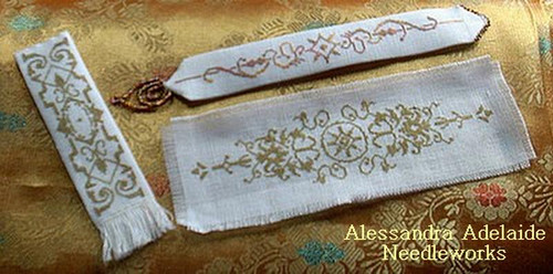 Gold Bookmarks / Alessandra Adelaide Needleworks