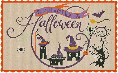 Halloween Village / Alessandra Adelaide Needleworks