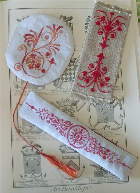 Red Bookmarks / Alessandra Adelaide Needleworks