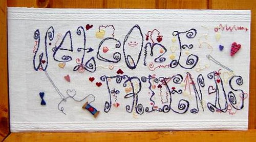 Welcome Friends / Alessandra Adelaide Needleworks