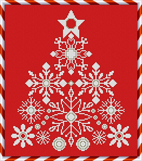 Snow Christmas Tree - 2024 Christmas Collection / Alessandra Adelaide Needleworks