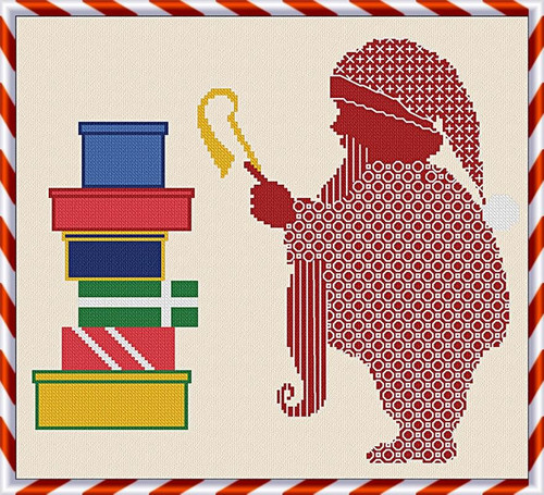 Santa' s Control - 2024 Christmas Collection / Alessandra Adelaide Needleworks