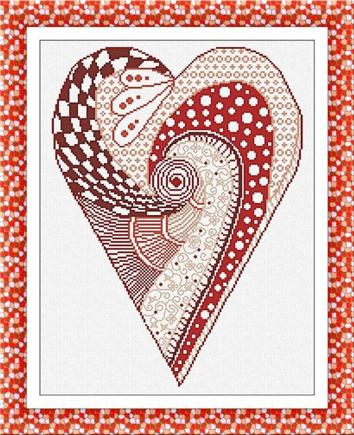Doodle Heart / Alessandra Adelaide Needleworks