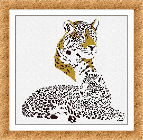 Leopard Portrait / Alessandra Adelaide Needleworks