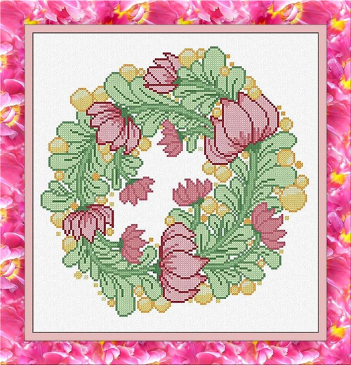 Ghirlanda Dei Primi Fiori (Garland Of First Flowers) / Alessandra Adelaide Needleworks