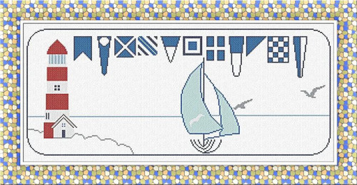 Sea Banner 2 / Alessandra Adelaide Needleworks