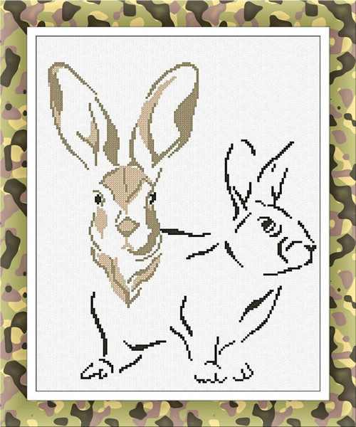 Hare Portrait / Alessandra Adelaide Needleworks