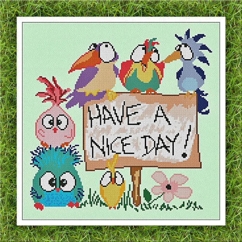 Have A Nice Day / Alessandra Adelaide Needleworks