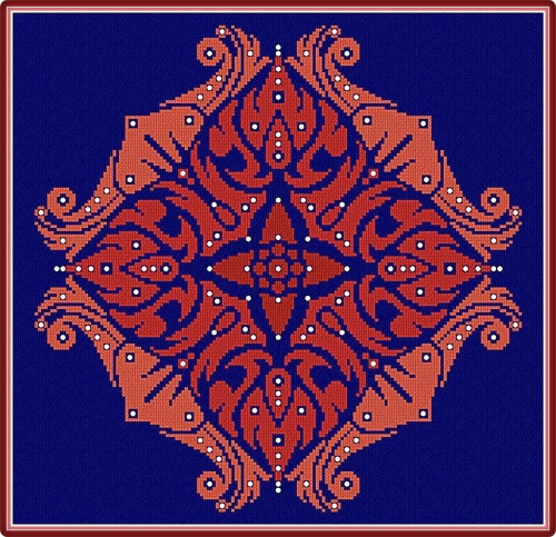 Oriente (East) Mandala / Alessandra Adelaide Needleworks