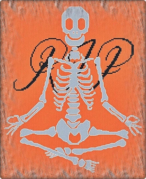 RIP Yoga - Halloween 2025 / Alessandra Adelaide Needleworks