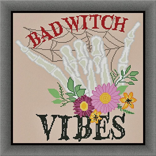 Bad Witch Vibes - Halloween 2025 / Alessandra Adelaide Needleworks