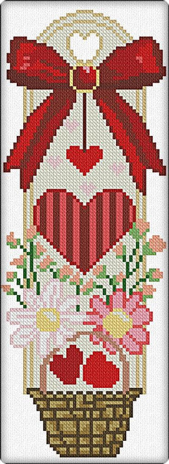 Heart Bookmark 1 / Alessandra Adelaide Needleworks