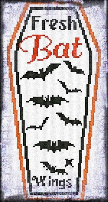 Halloween Label - Bat Wings / Alessandra Adelaide Needleworks