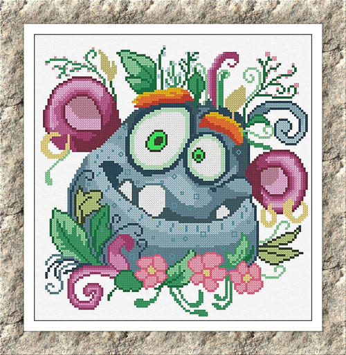 Happy Monster 1 / Alessandra Adelaide Needleworks