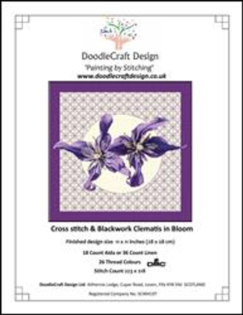 Clematis In Bloom / Doodlecraft Design Ltd
