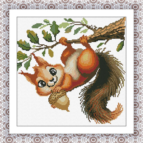 Happy Squirrel / Alessandra Adelaide Needleworks