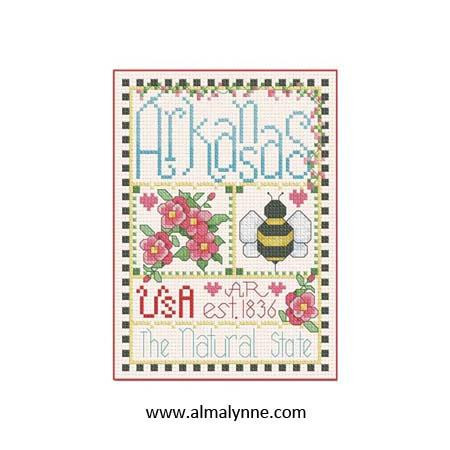 Arkansas Little State Sampler / Alma Lynne Originals