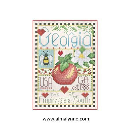 Georgia Little State Sampler / Alma Lynne Originals