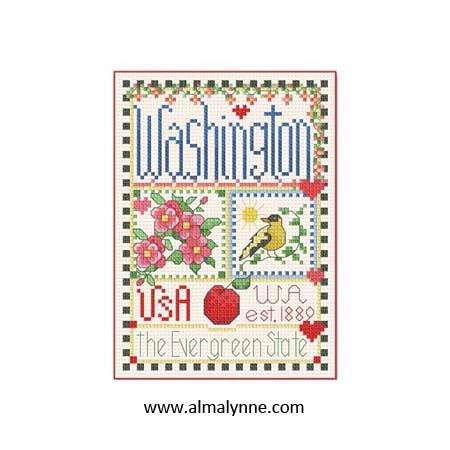 Washington Little State Sampler / Alma Lynne Originals
