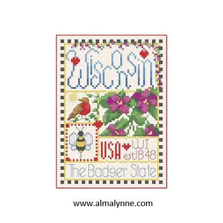 Wisconsin Little State Sampler / Alma Lynne Originals