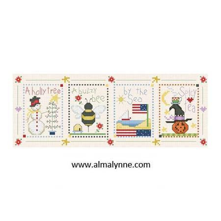 Sampler Teenies - For All Seasons / Alma Lynne Originals
