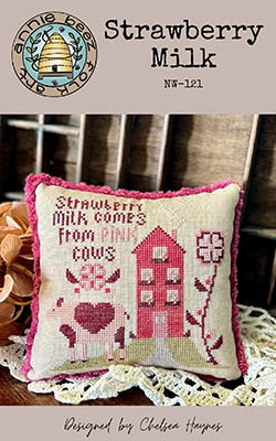 Strawberry Milk / Annie Beez Folk Art