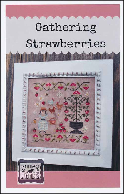 Gathering Strawberries / Annie Beez Folk Art