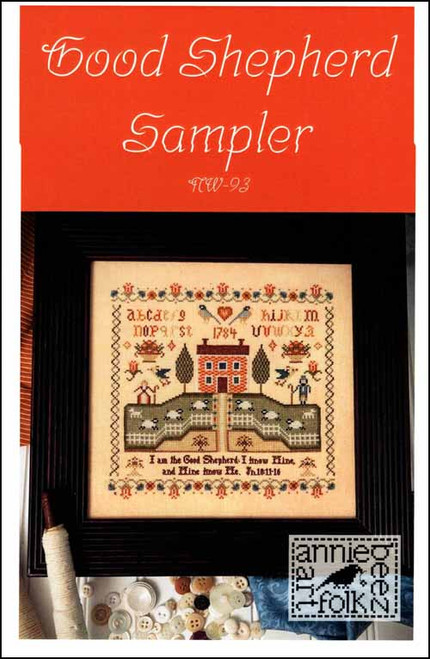Good Shepherd Sampler / Annie Beez Folk Art