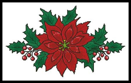 Poinsettia 2 - #11425 / Artecy Cross Stitch