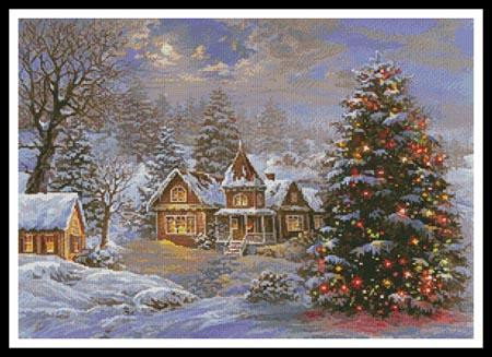 Happy Holidays Painting / Artecy Cross Stitch