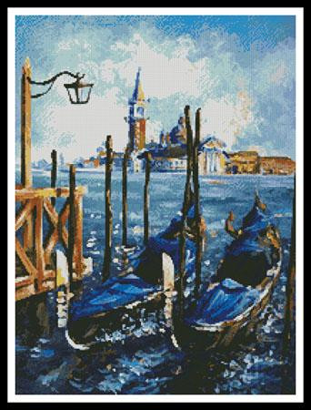Gondolas In Venice - #14013 / Artecy Cross Stitch