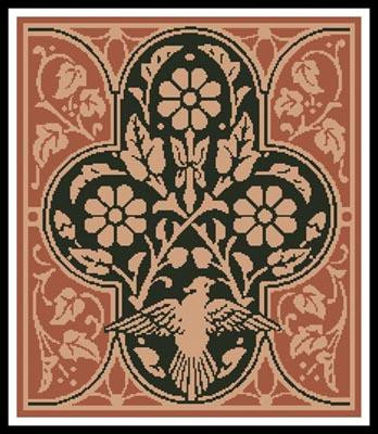 Bird And Flower Design - #11041 / Artecy Cross Stitch