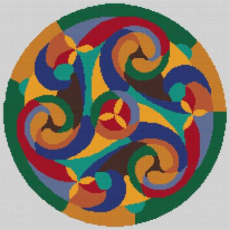 Celtic Shield - Vibrant / Artists Alley