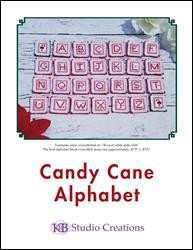 Candy Cane Alphabet / Keb Studio Creations