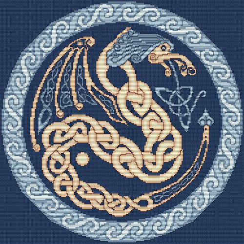 Celtic Cream Dragon / Artists Alley