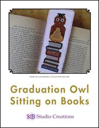 Graduation Owl Sitting On Books / Keb Studio Creations
