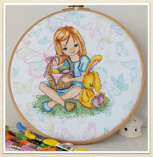Easter Egg Hunter / Artmishka Cross Stitch