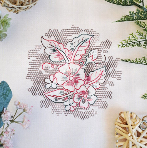 Floral Blackwork / Artmishka Cross Stitch