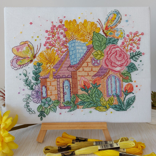 Flowers Cottage / Artmishka Cross Stitch