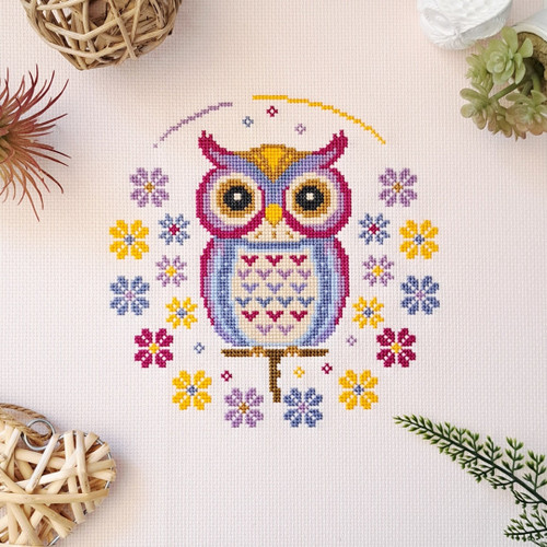 Folk Owl / Artmishka Cross Stitch