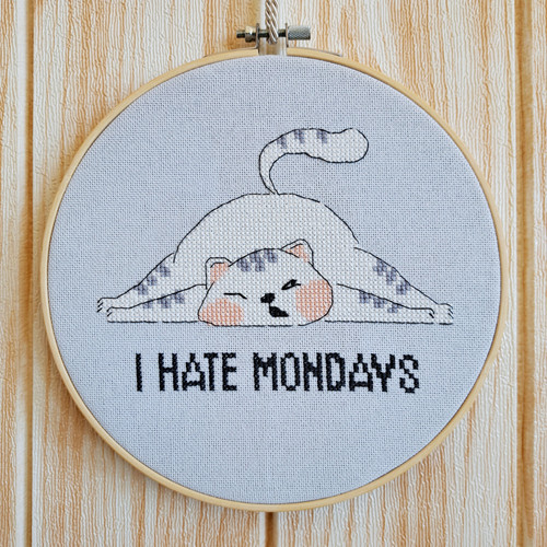 I Hate Mondays / Artmishka Cross Stitch