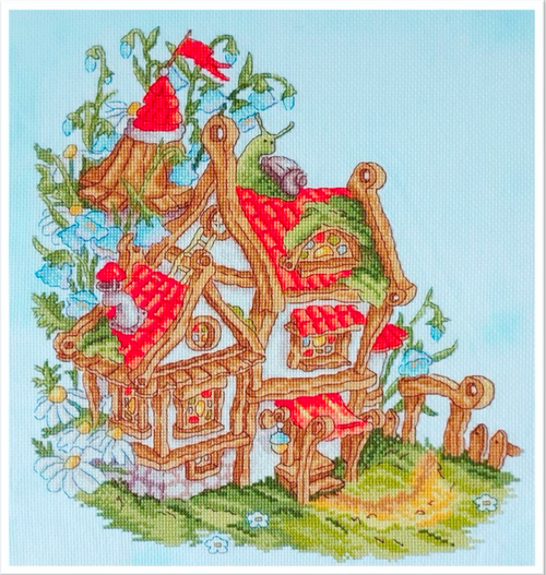 Snail Cottage / Artmishka Cross Stitch