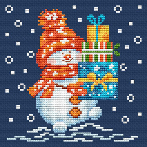 Snowman / Artmishka Cross Stitch