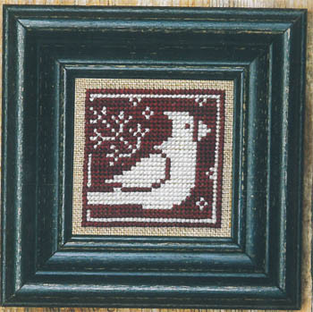 Winter Red Bird + White / Bent Creek