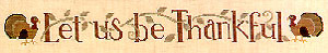 Let Us Be Thankful Row / Bent Creek